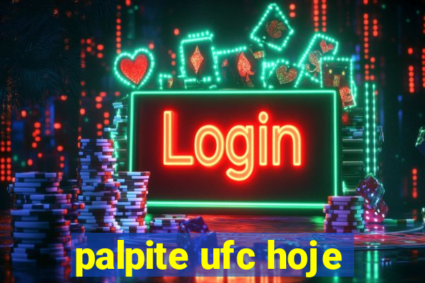 palpite ufc hoje